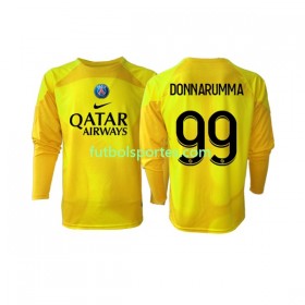 Camiseta Paris Saint Germain Gianluigi Donnarumma 99 Portero Tercera Equipación 2022/2023 Manga Larga